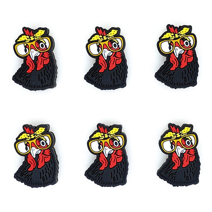 Chicken with Bandana Focal Beads