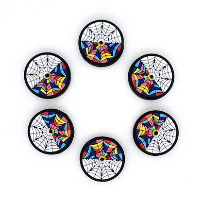 Halloween Spider Web Focal Beads