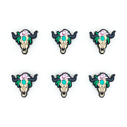 Western Skeleton Cow Head Focal
