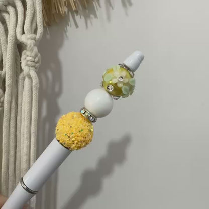 20mm Leaf Floral Resin Ball, Fancy Beads Mix