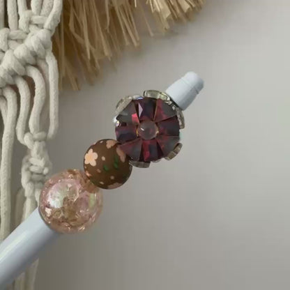 Fancy Gem Rhinestone Polymer Clay Beads