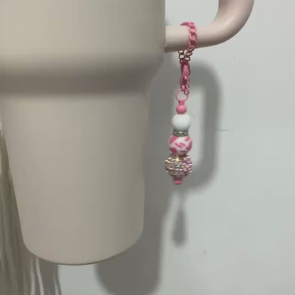 Beadable Pendant Charm Blank for Tumbler Cup Handle Accessories