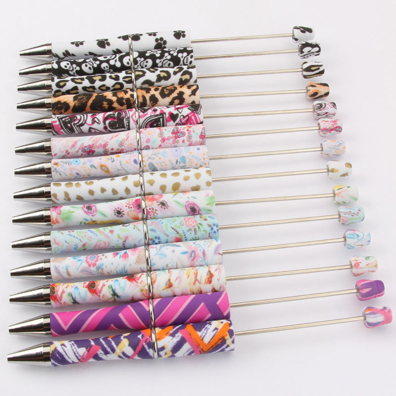 5Pcs /Lot DIY Print Pen Beadable Pen