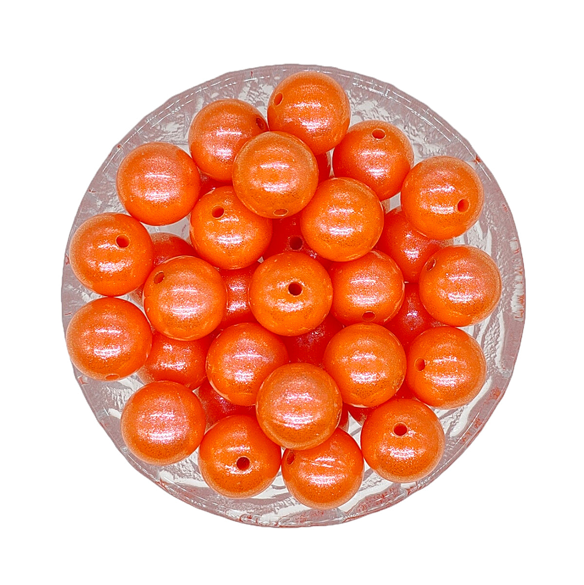 15mm Opal Round Glossy Silicone Beads