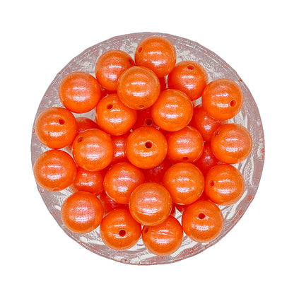 15mm Opal Round Glossy Silicone Beads
