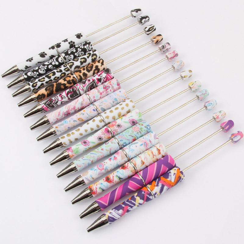 5Pcs /Lot DIY Print Pen Beadable Pen