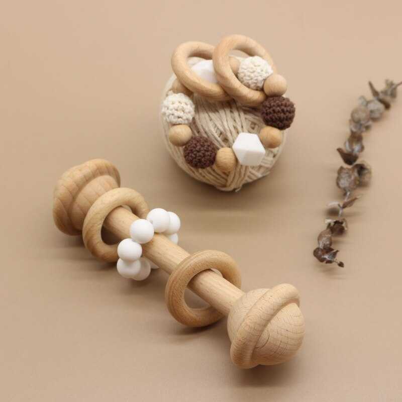 Crochet Bear Rattles Set