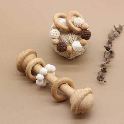 Crochet Bear Rattles Set