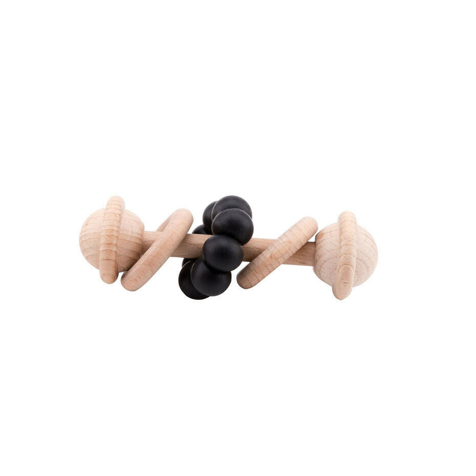 Baby Sensory  Beech Wooden Rattles