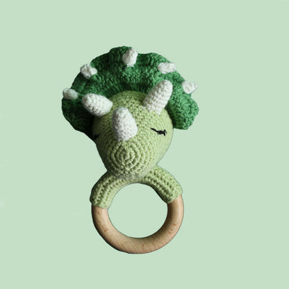 Dinosaur Crochet - Toy Rattle
