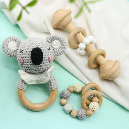 Crochet Koala - Rattle Set