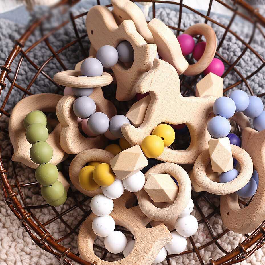 Elephant Bird - Baby Teething Bracelet