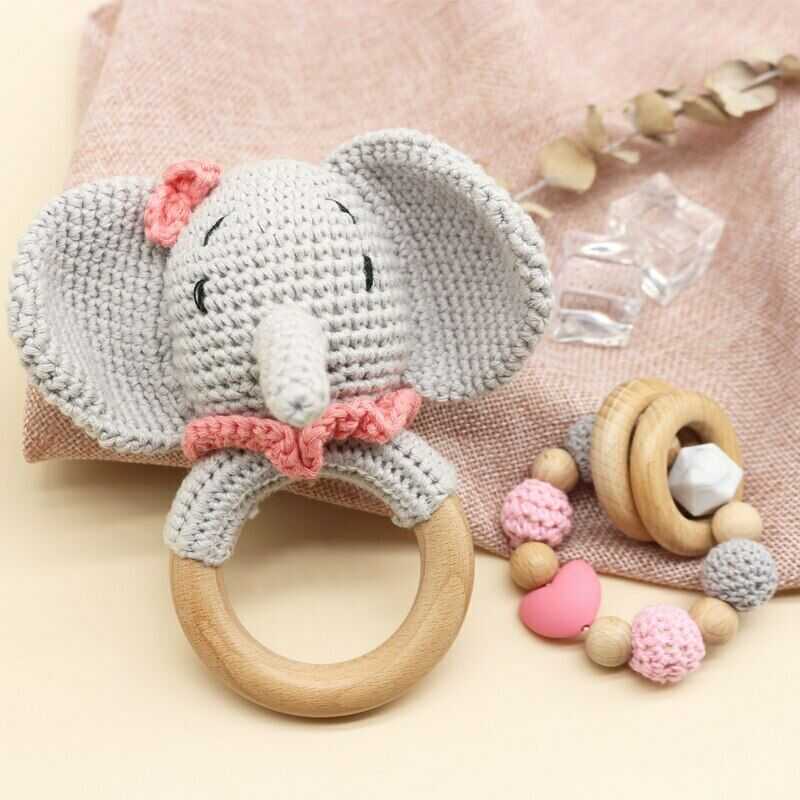 Crochet Elephant - Toy Set