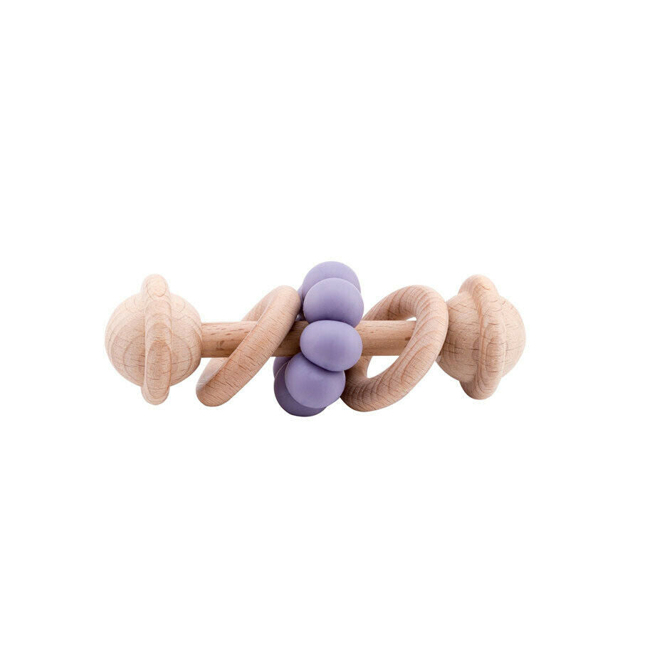 Baby Sensory  Beech Wooden Rattles