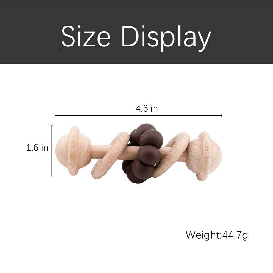 Baby Sensory  Beech Wooden Rattles