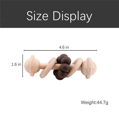 Baby Sensory  Beech Wooden Rattles