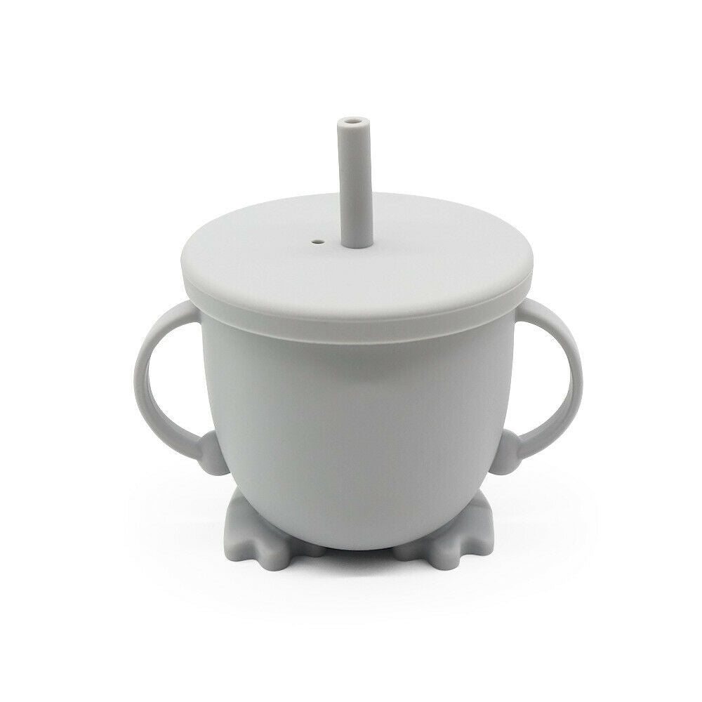 Baby Silicone Straw Cup