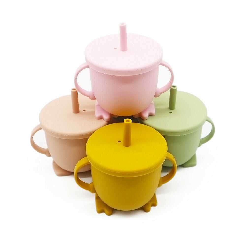 Baby Silicone Straw Cup