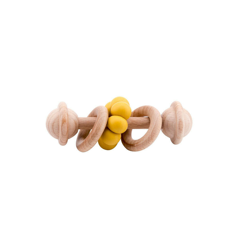 Baby Sensory  Beech Wooden Rattles