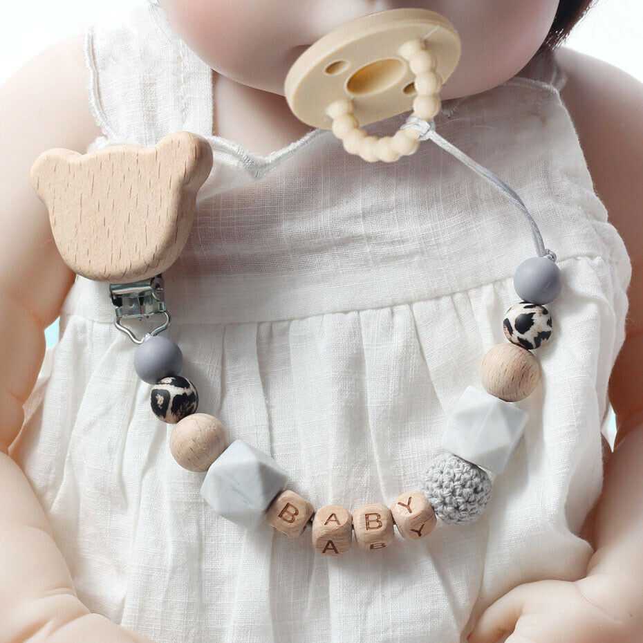 Star Pacifier Clips - Personalized