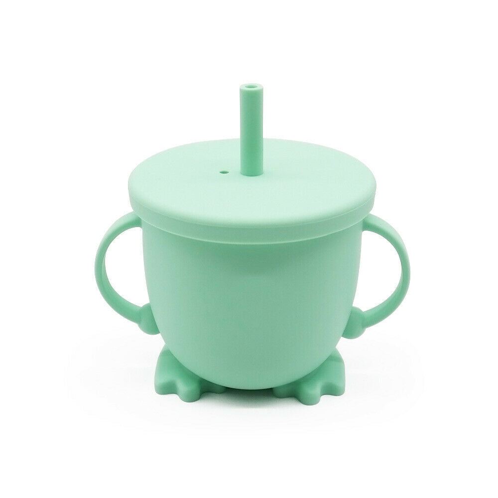 Baby Silicone Straw Cup