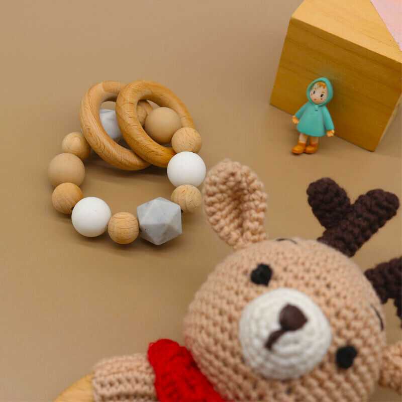Crochet Elk - Rattles Set