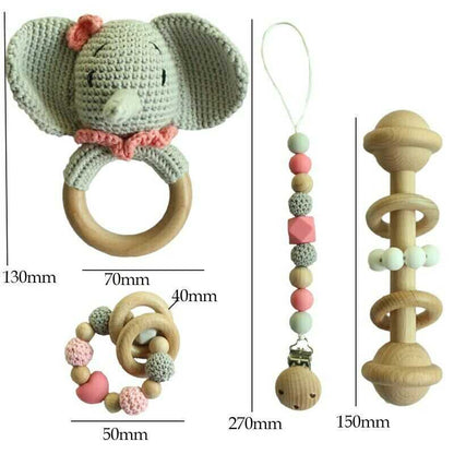 Crochet Elephant - Toy Set