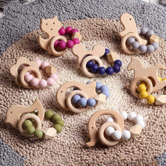 Elephant Bird - Baby Teething Bracelet