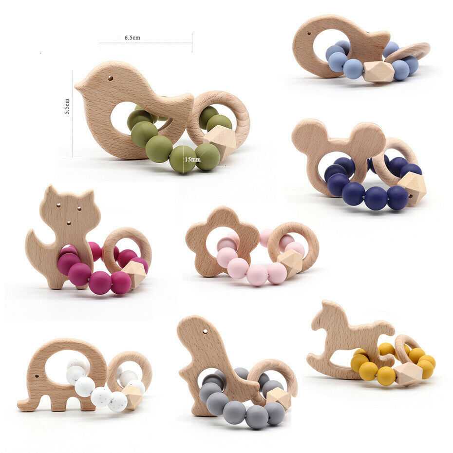 Elephant Bird - Baby Teething Bracelet