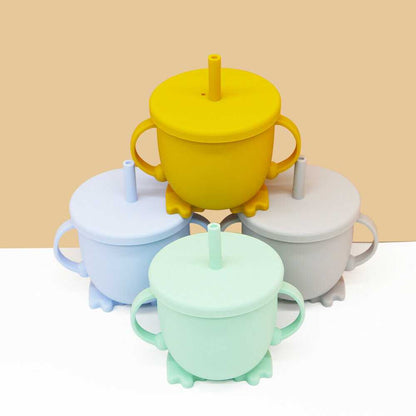 Baby Silicone Straw Cup