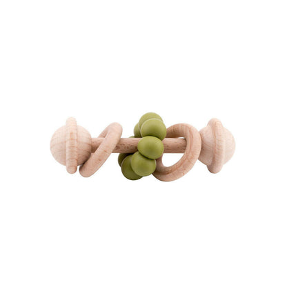 Baby Sensory  Beech Wooden Rattles