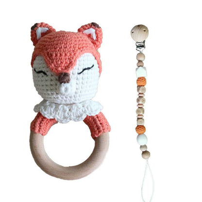 Fox Crochet Rattles Set
