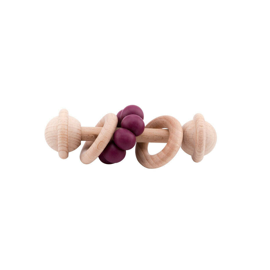 Baby Sensory  Beech Wooden Rattles
