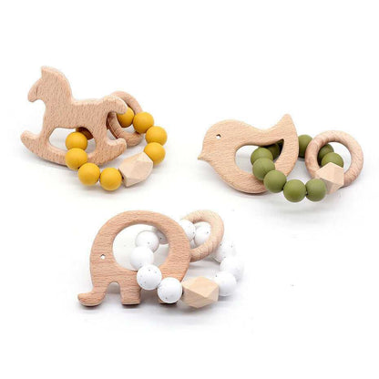 Elephant Bird - Baby Teething Bracelet