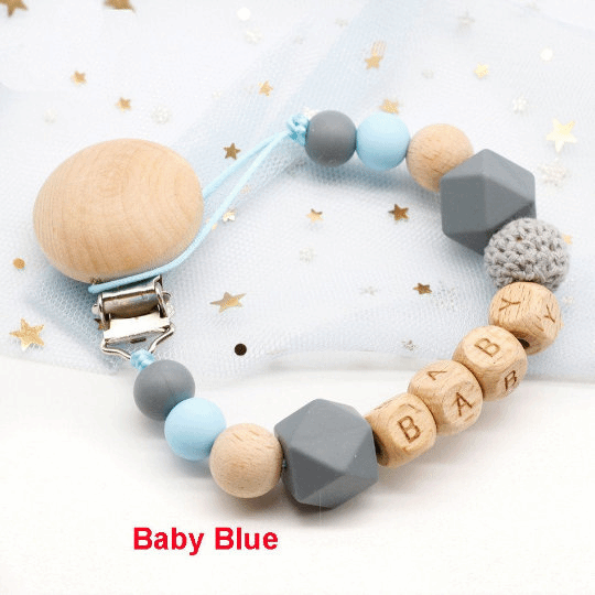 Crown Personalized Pacifier Chain