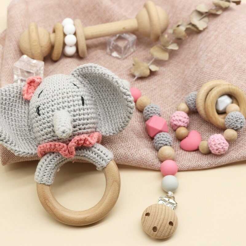 Crochet Elephant - Toy Set