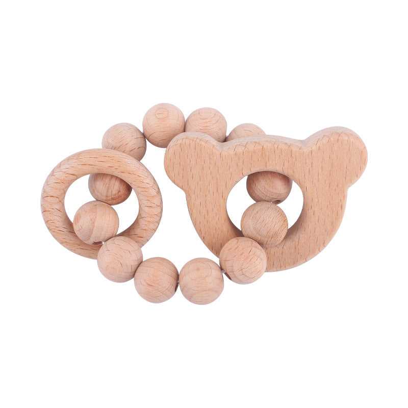 Beech Wood Teething Ring Ratle
