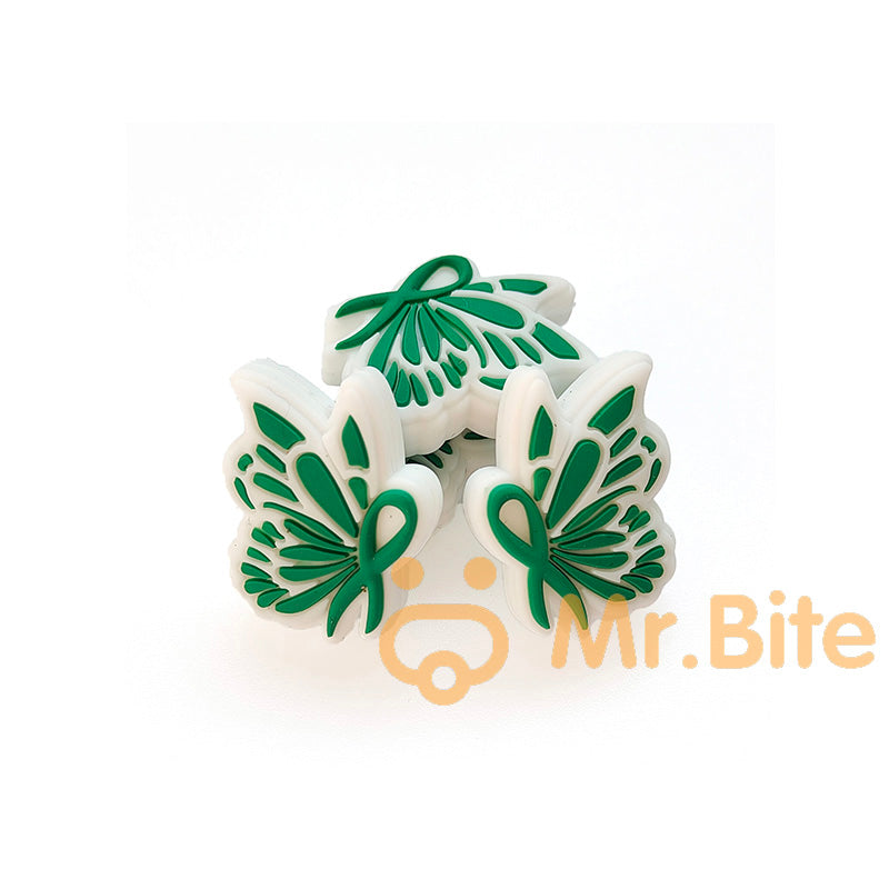 5-50Pcs Butterfly Ribbon Breast Cancer Awareness Focal