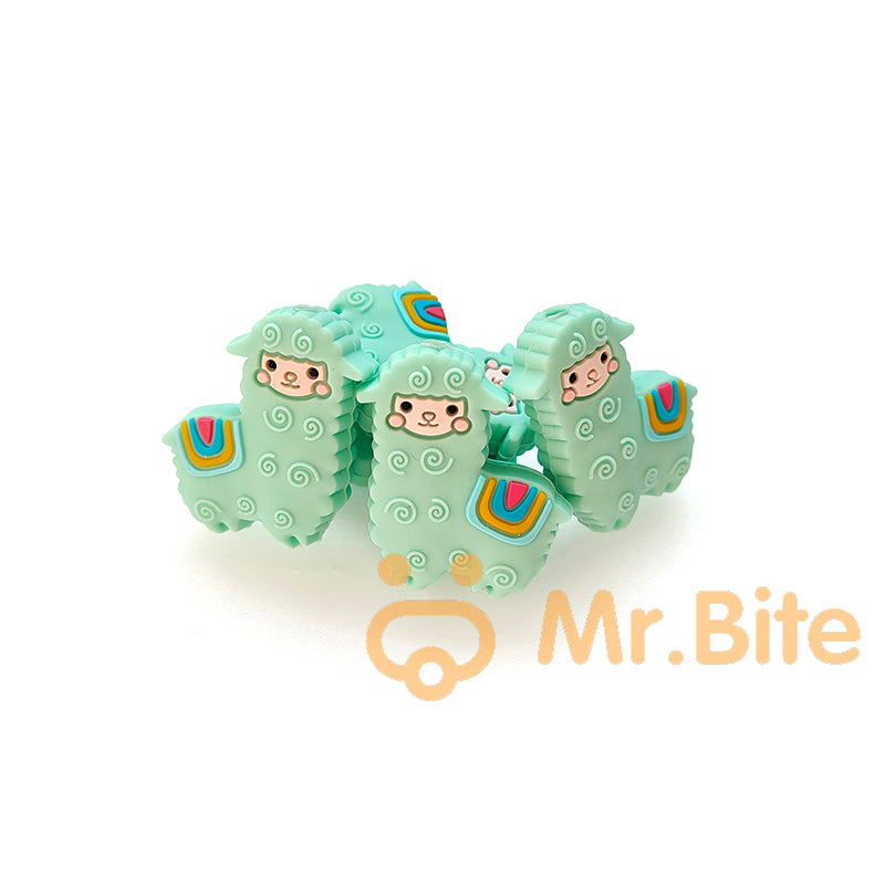 Alpaca Silicone Beads - 27*30mm