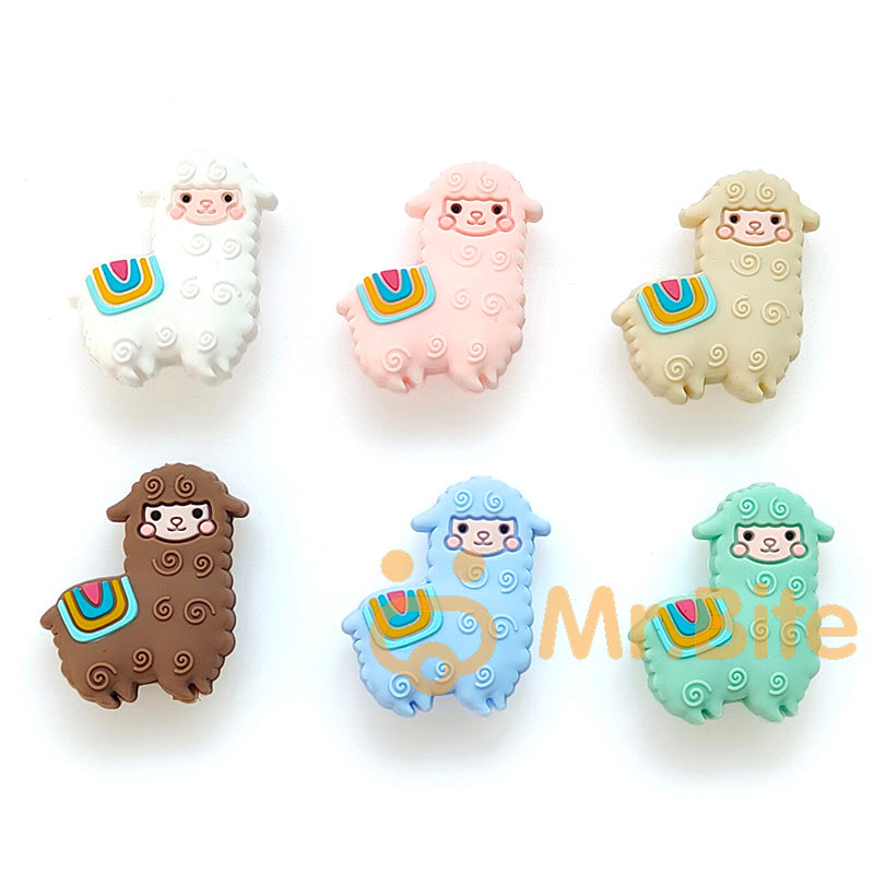 Alpaca Silicone Beads - 27*30mm