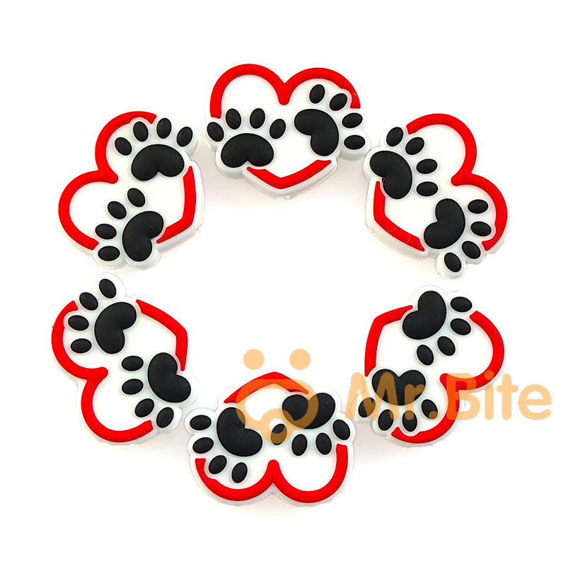 Heart Dog Paw Focal