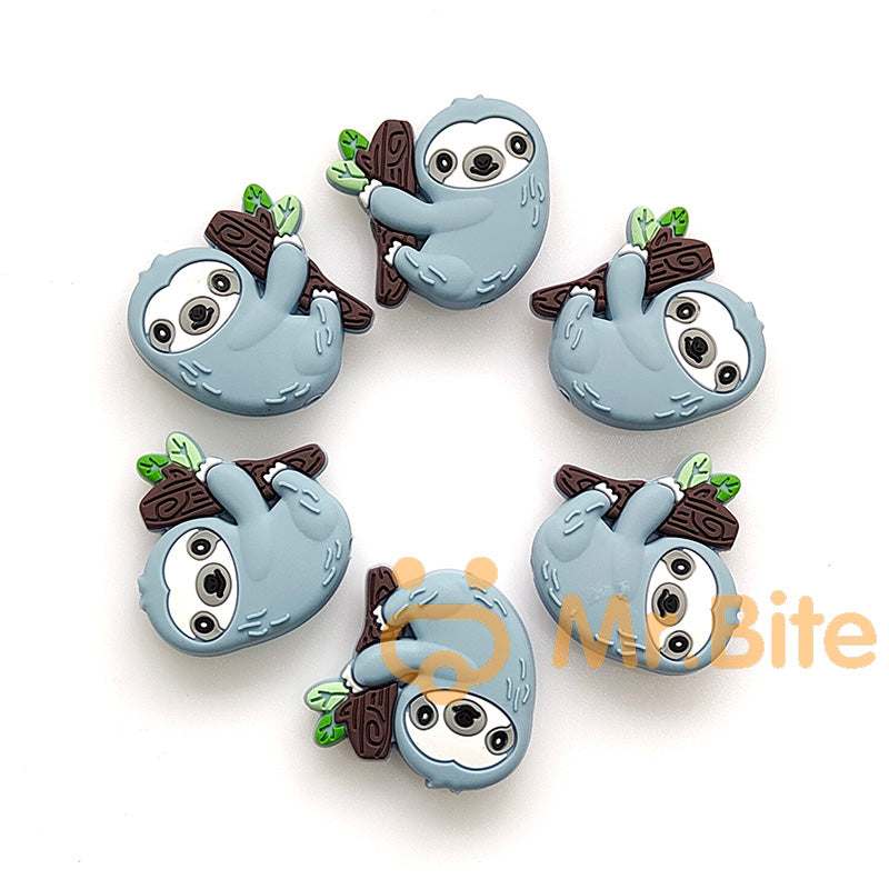 Sloth Silicone Beads - 34*34mm