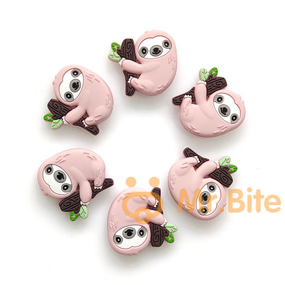 Sloth Silicone Beads - 34*34mm