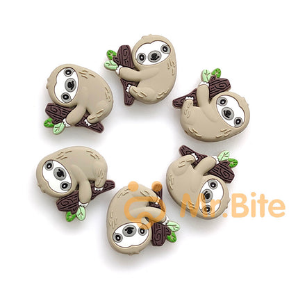 Sloth Silicone Beads - 34*34mm