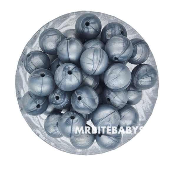 12/15mm Round Silicone Beads #1 - #24