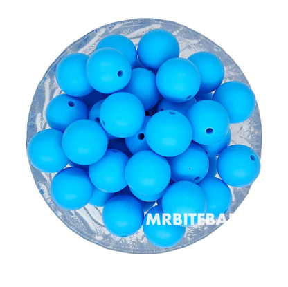 12/15mm Round Silicone Beads #1 - #24