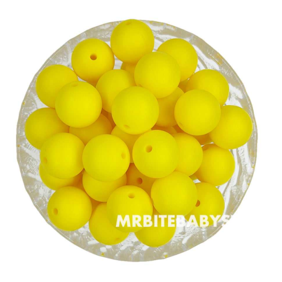 12/15mm Round Silicone Beads #1 - #24