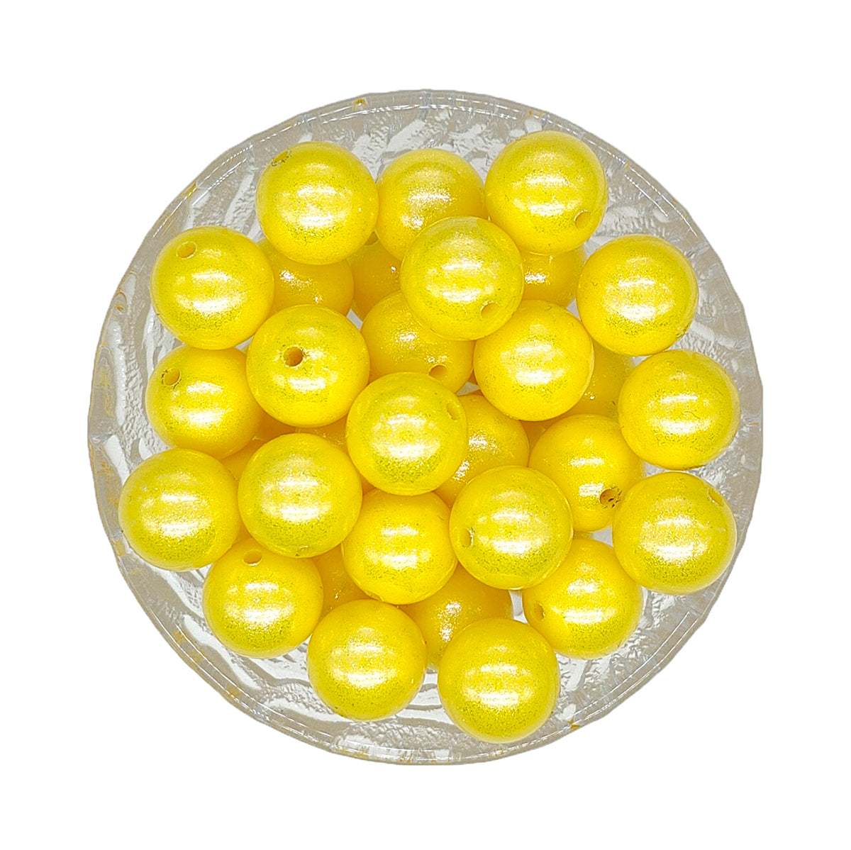 15mm Opal Round Glossy Silicone Beads