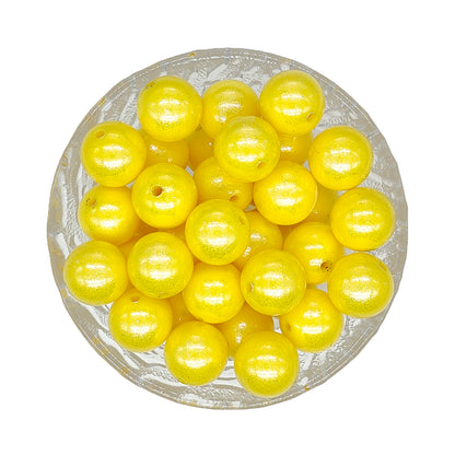 15mm Opal Round Glossy Silicone Beads