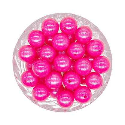 15mm Opal Round Glossy Silicone Beads